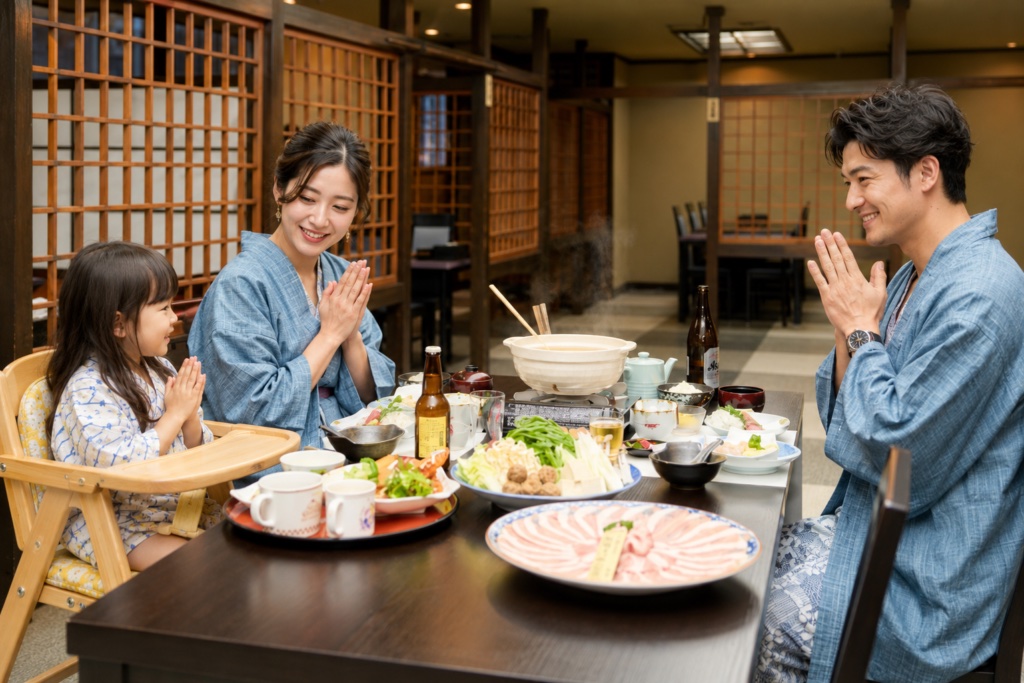 お子様もご家族みんなでお食事